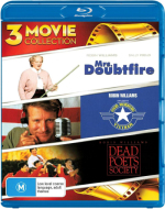 3 Robin Williams Movie Collection: Mrs Doubtfire / Good Morning / Dead Poets